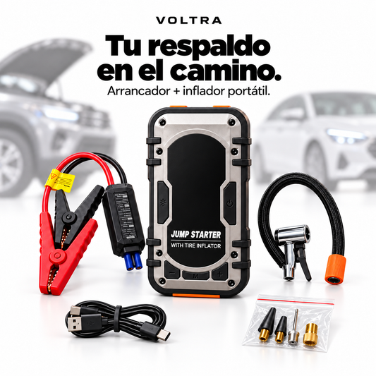 Arrancador Inflador Voltra | Auto, Moto, Bici e Inflables