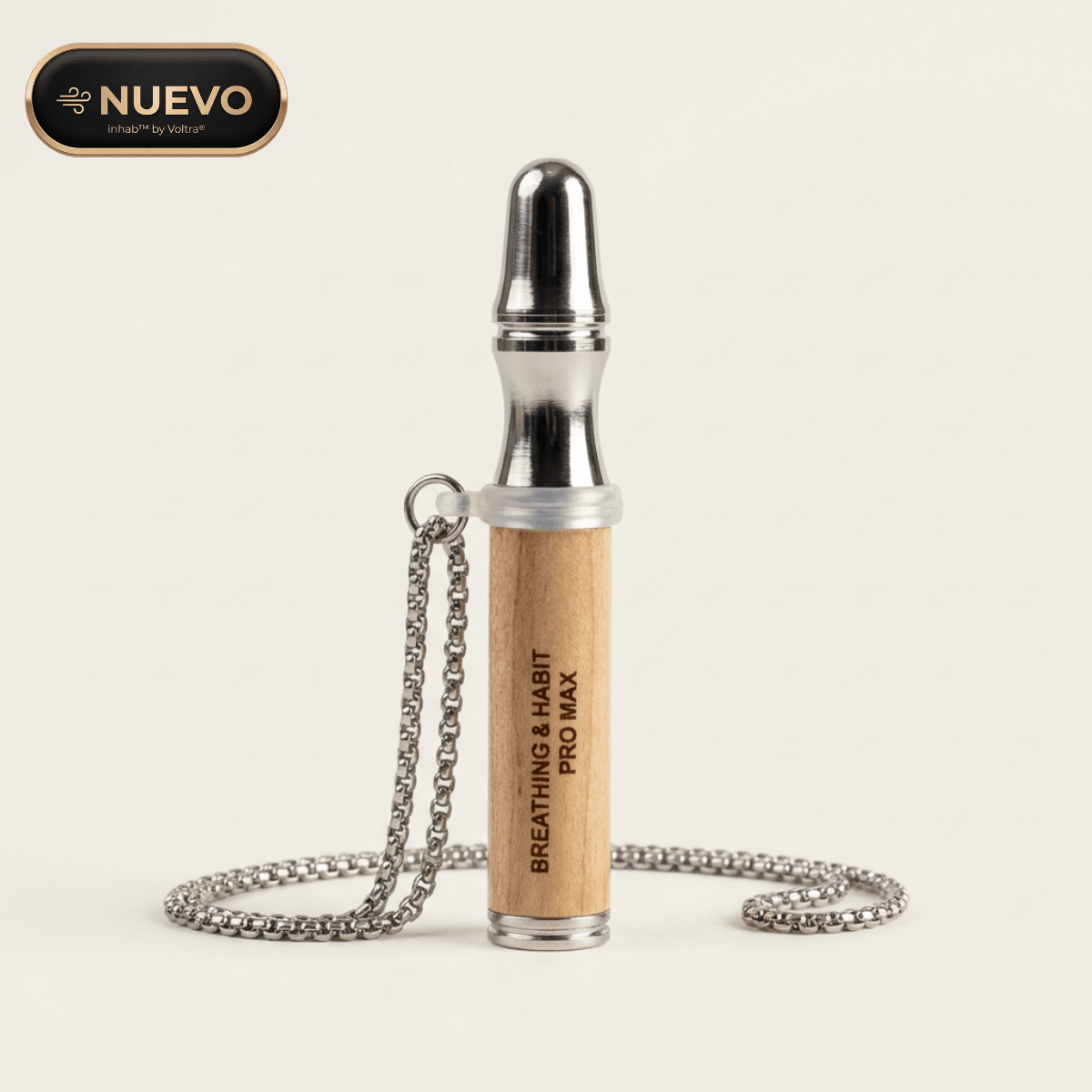 INHAB™ Collar de Respiración Consciente + 3 Essences™ | Apoyo para Dejar de Fumar y Manejar la Ansiedad - Voltra Argentina
