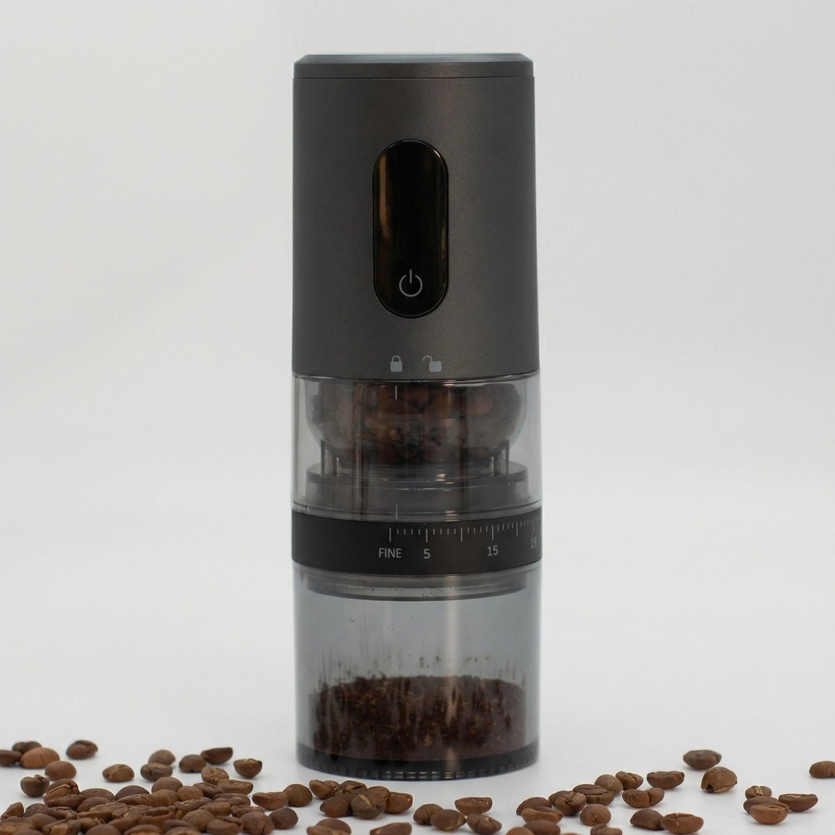 Molinillo de Café Eléctrico Portátil Recargable USB Voltra® (Molinillo + 150g Café Tostado AURA) - Voltra Argentina