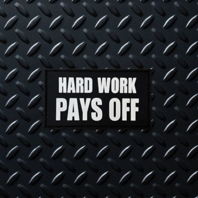 Parche 3D HARD WORK PAYS OFF