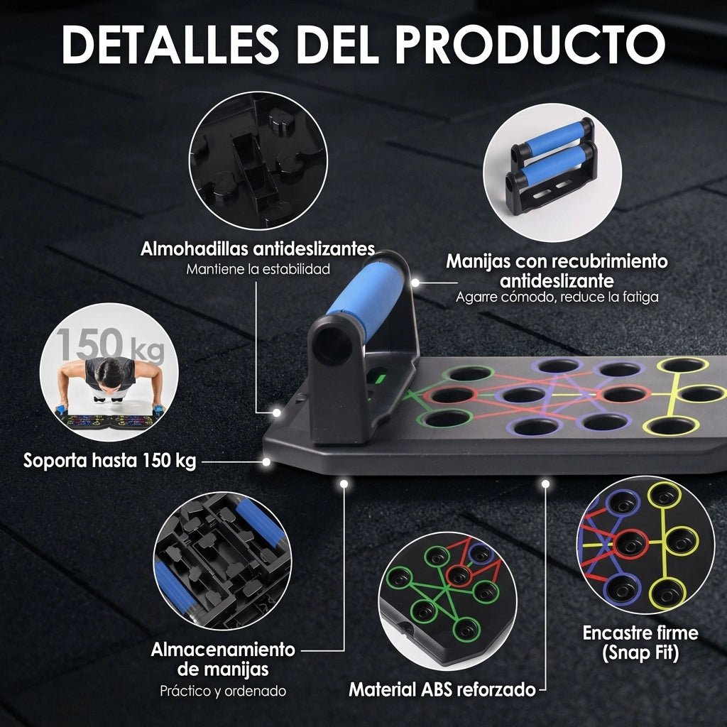 Tabla de Flexiones Push - Up Board Voltra® - Voltra Argentina